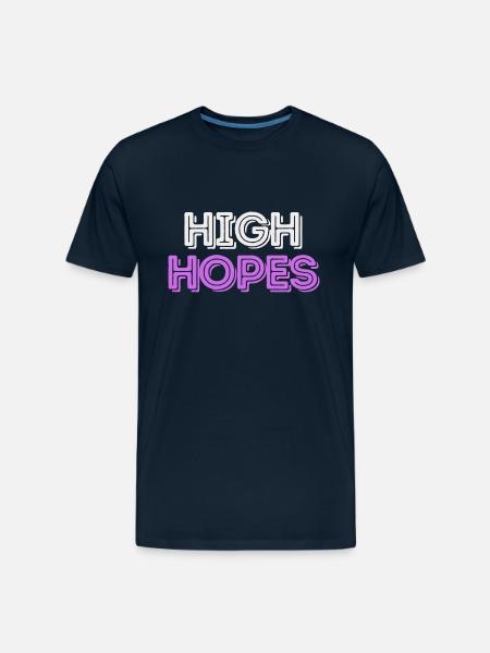 High Hopes - Men's Premium Organic T-Shirt - deep navy