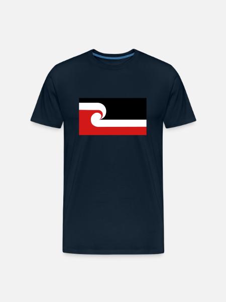 Maori Flag - Men's Premium Organic T-Shirt - deep navy