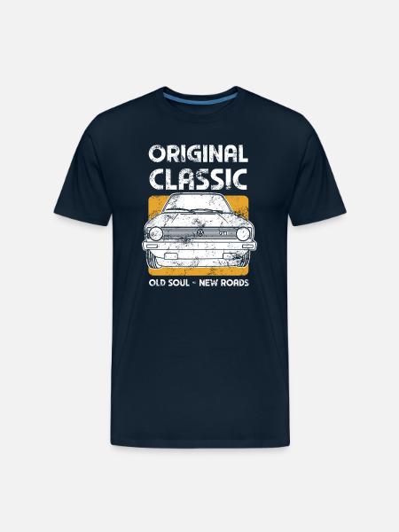 Volkswagen VW GTI Original Classic - Men's Premium Organic T-Shirt - deep navy