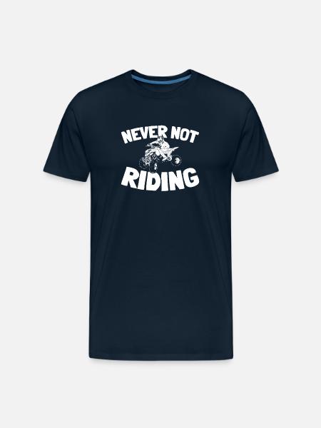Quad Bike - Men's Premium Organic T-Shirt - deep navy