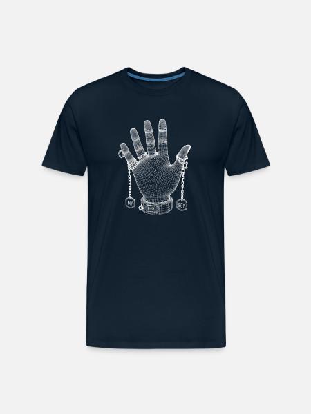 MY BOY - Men's Premium Organic T-Shirt - deep navy