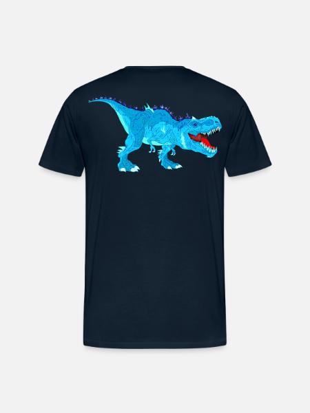 Icy Rex - Men's Premium Organic T-Shirt - deep navy