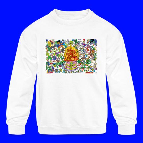 Nik Caesar Poster 10 17 2019 transparent backgro - Kids' Crewneck Sweatshirt