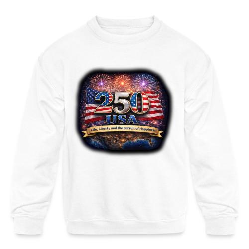 USA 250th Celebration - Kids' Crewneck Sweatshirt