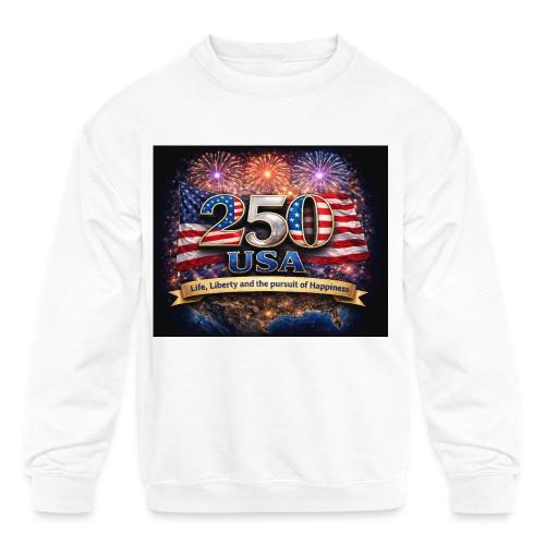 USA 250th Celebration - Kids' Crewneck Sweatshirt