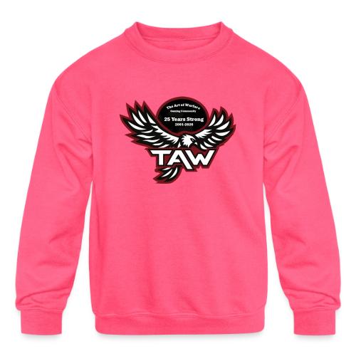25yearlogo - Kids' Crewneck Sweatshirt