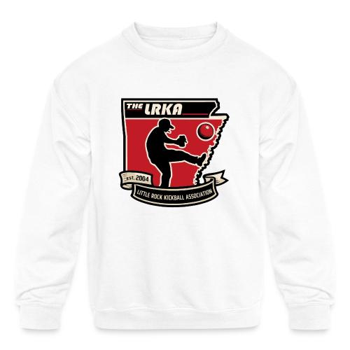 Black/Red State LRKA 2026 Logo - Kids' Crewneck Sweatshirt