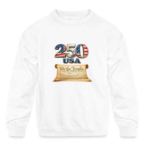 250th anniversary celebration of America - Kids' Crewneck Sweatshirt