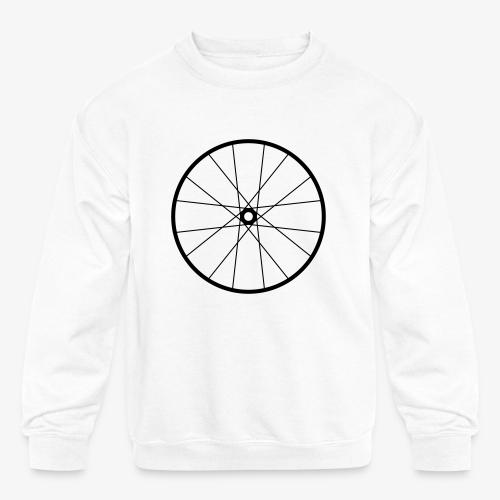Bicycle Wheel - Kids' Crewneck Sweatshirt