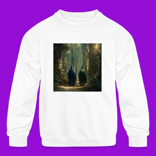 Wizards Walk - Kids' Crewneck Sweatshirt