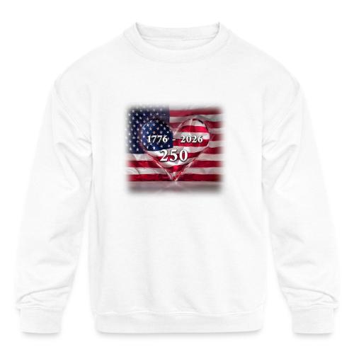 1776-2026 | 250 Years USA - Kids' Crewneck Sweatshirt