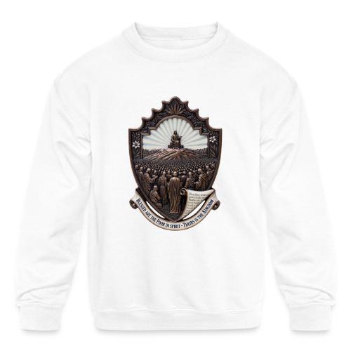 Sermon on the Mount T Shirt, Christian Faith Gift - Kids' Crewneck Sweatshirt