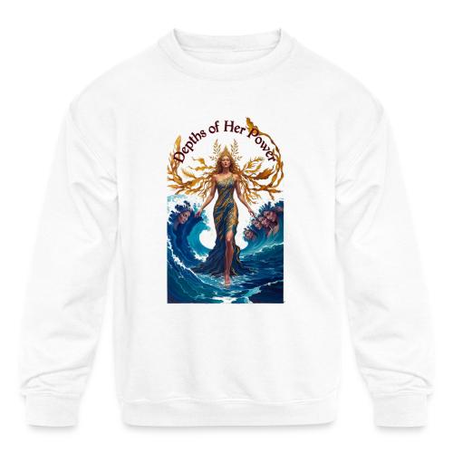 Women’s Day Tidal Sovereign T Shirt, Gift for Wife - Kids' Crewneck Sweatshirt