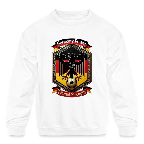 Germany Eagle Power T-Shirt, Flag Pride Gift - Kids' Crewneck Sweatshirt