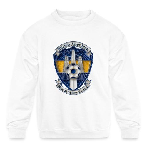 Buenos Aires Icon T Shirt, Soccer City Pride Gift - Kids' Crewneck Sweatshirt