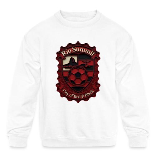 Flamengo Scarlet Summit T-Shirt, Football Gift - Kids' Crewneck Sweatshirt