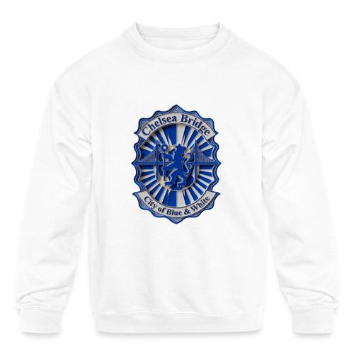 Chelsea Blue Bridge T Shirt, Soccer Fan Gift - Kids' Crewneck Sweatshirt