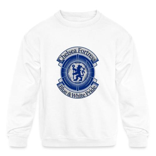 Chelsea Fortress T Shirt, Soccer City Pride Gift - Kids' Crewneck Sweatshirt
