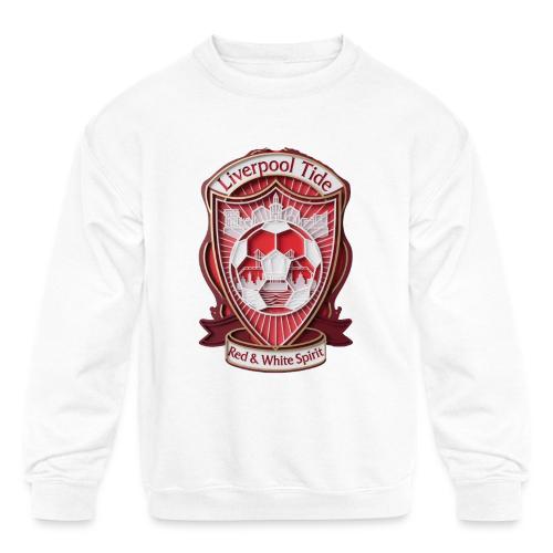 Liverpool Tide T Shirt, Soccer City Pride Gift - Kids' Crewneck Sweatshirt