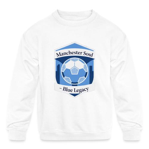 Manchester Soul Soccer City Emblem T Shirt, Gift - Kids' Crewneck Sweatshirt