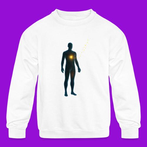 Glowing Chest Personl - Kids' Crewneck Sweatshirt