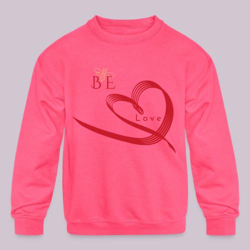 BE LOVE - Kids' Crewneck Sweatshirt
