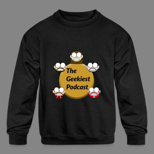 The Geekiest Podcast Logo - Kids' Crewneck Sweatshirt