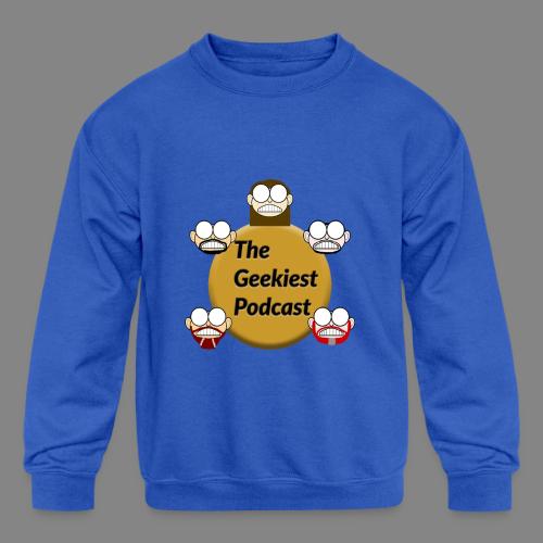 The Geekiest Podcast Logo - Kids' Crewneck Sweatshirt