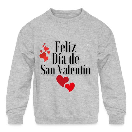 Moda de San Valentín, Celebra Día 14 de Febrero. - Kids' Crewneck Sweatshirt