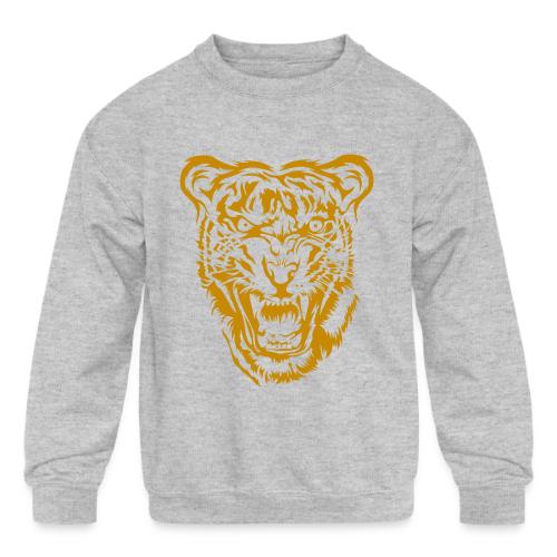 Roar into Adventure: Discover Tiger Souvenirs - Kids' Crewneck Sweatshirt