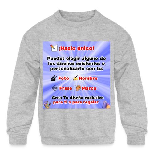 Personalized Souvenirs with Photo, Phrase, Design - Kids' Crewneck Sweatshirt