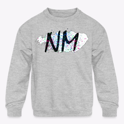 NM Paintbrush design - Kids' Crewneck Sweatshirt