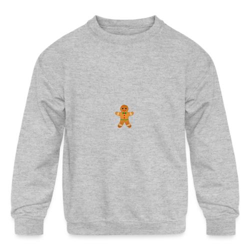 Gingerbread Dude - Kids' Crewneck Sweatshirt
