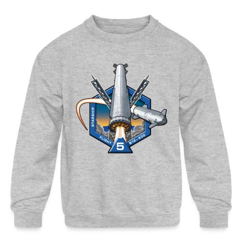 Starship Flight Test 5 - Kids' Crewneck Sweatshirt