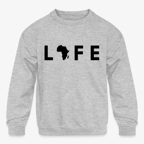 Africa Is Life - Kids' Crewneck Sweatshirt