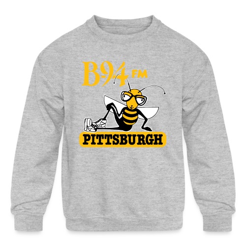 B-94 Pittsburgh (Full Color) - Kids' Crewneck Sweatshirt