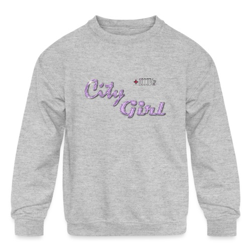 elegant girl - Kids' Crewneck Sweatshirt