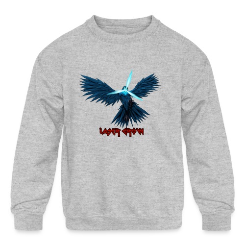 Laser Crow - Kids' Crewneck Sweatshirt