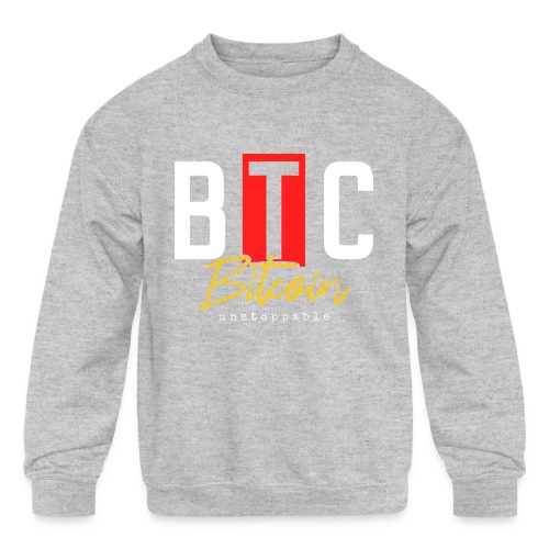Places To Get Deals On BITCOIN SHIRT STYLE - Kids' Crewneck Sweatshirt