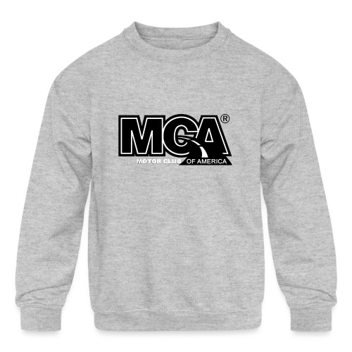 MCA Logo WBG Transparent BLACK TITLEfw fw png - Kids' Crewneck Sweatshirt