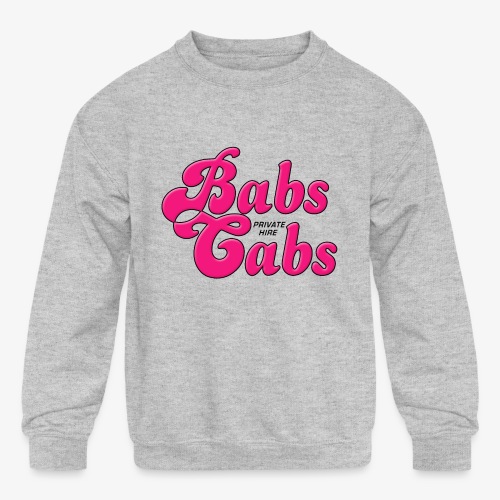 Babs Cabs - Kids' Crewneck Sweatshirt