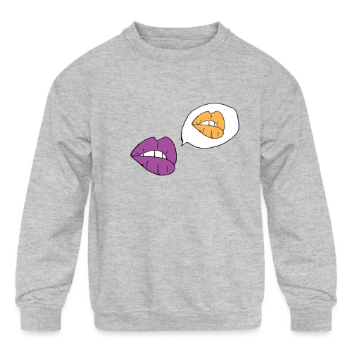 Lips - Kids' Crewneck Sweatshirt