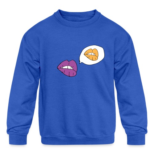 Lips - Kids' Crewneck Sweatshirt