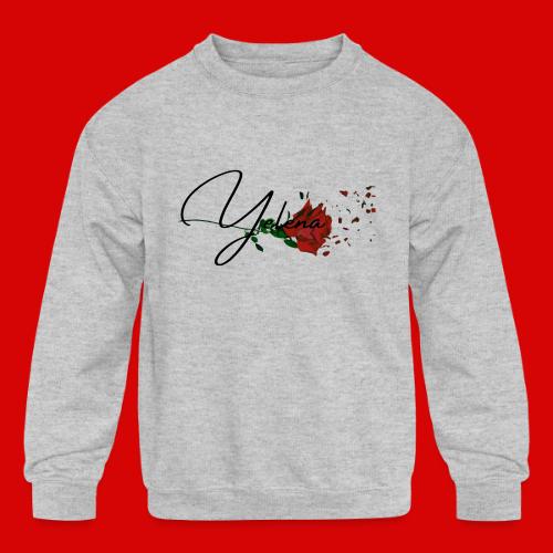 Yelena Logo 1 - Kids' Crewneck Sweatshirt