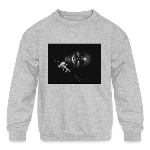 black and white shoot - Kids' Crewneck Sweatshirt