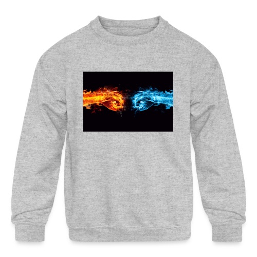 fire and water - Kids' Crewneck Sweatshirt