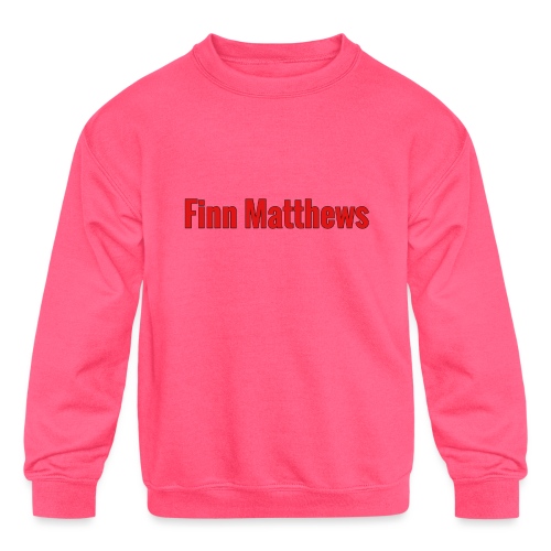 FM Logo - Kids' Crewneck Sweatshirt