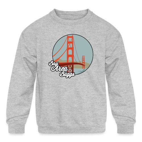 Bay Area Buggs Bridge Design - Kids' Crewneck Sweatshirt