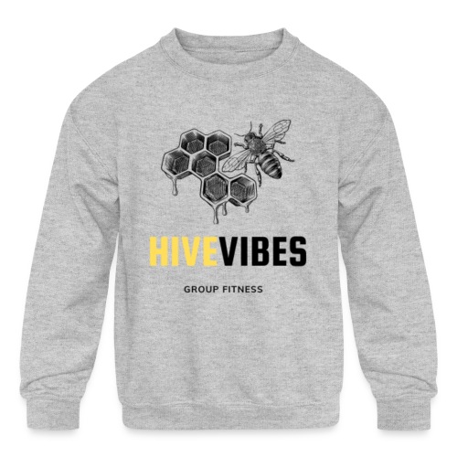 Hive Vibes Group Fitness Swag 2 - Kids' Crewneck Sweatshirt