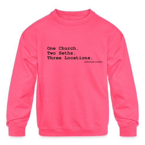 List Tagline - Kids' Crewneck Sweatshirt